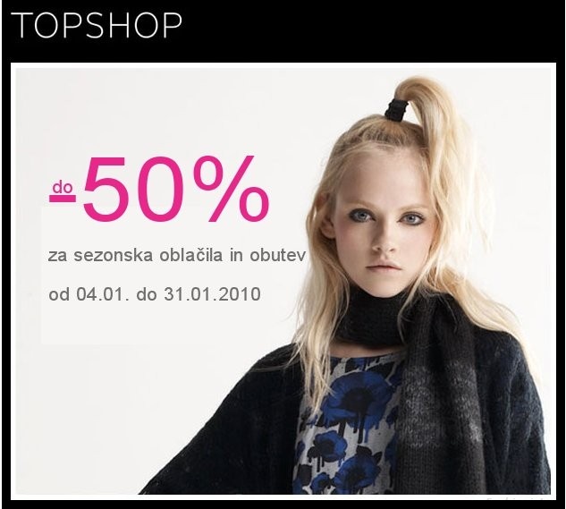 Topshop razprodaja