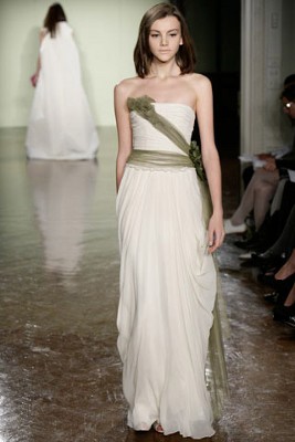 Poročna obleka Vera Wang S/S 2010