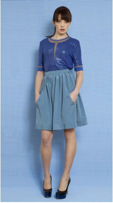 Maria Moderna Front Line Top and Wide Pocket Skirt