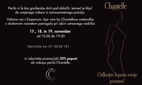 Chantelle fitting event Chantelle fitting event
