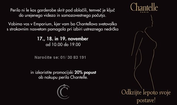 Chantelle fitting event